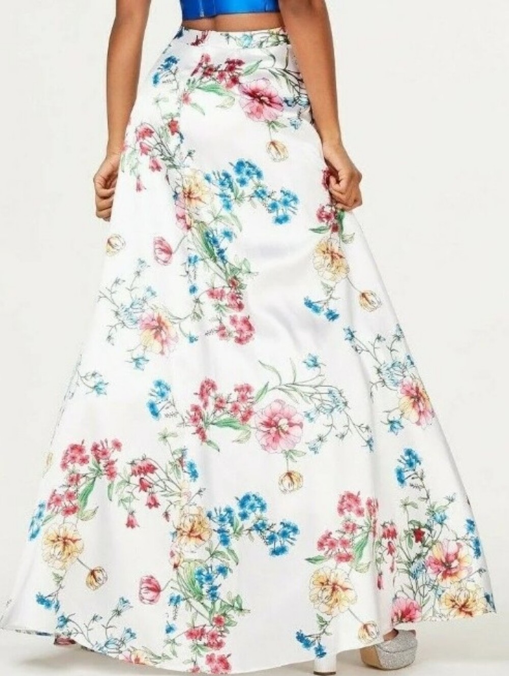 Gorgeous 2 Piece Floral Gown